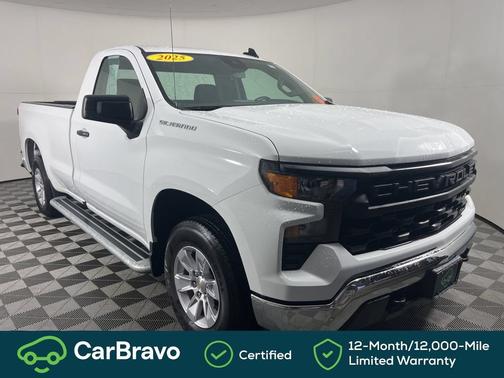 Summit White 2025 Chevrolet Silverado 1500 WT