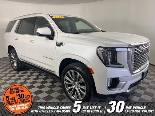 White Frost Tri-Coat 2021 GMC Yukon Denali