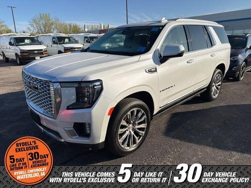 White Frost Tri-Coat 2021 GMC Yukon Denali