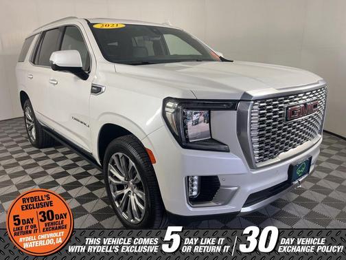 White Frost Tri-Coat 2021 GMC Yukon Denali