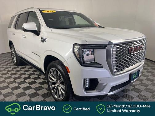 White Frost Tri-Coat 2021 GMC Yukon Denali