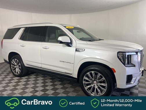 White Frost Tri-Coat 2021 GMC Yukon Denali