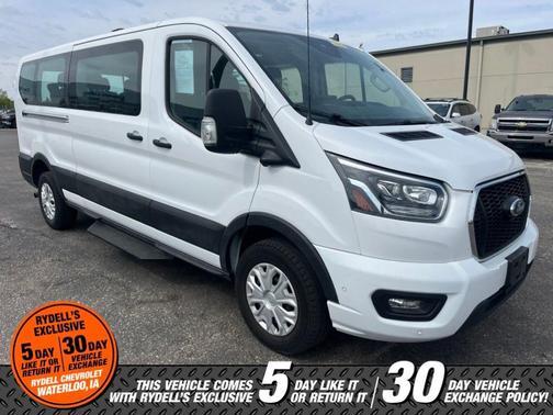 Oxford White 2023 Ford Transit-350 XLT
