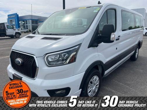 Oxford White 2023 Ford Transit-350 XLT