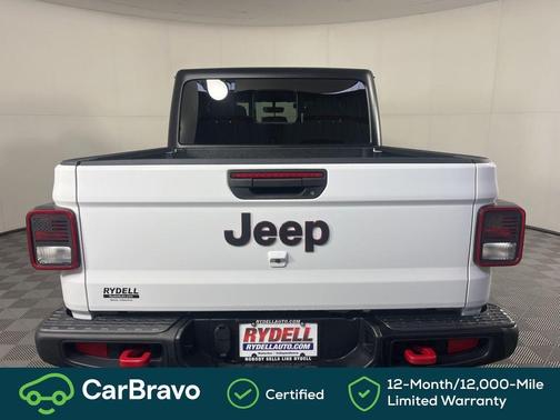 Bright White Clearcoat 2022 Jeep Gladiator Rubicon