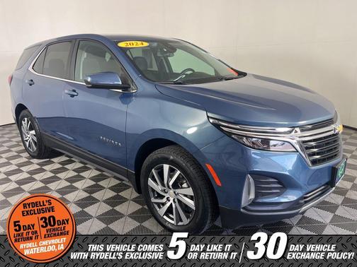 Lakeshore Blue Metallic 2024 Chevrolet Equinox LT