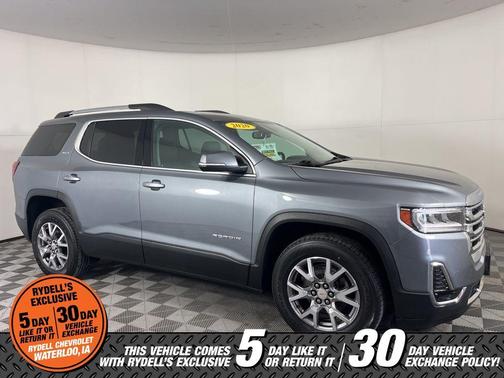 Satin Steel Metallic 2020 GMC Acadia SLT