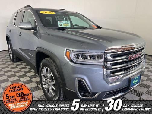 Satin Steel Metallic 2020 GMC Acadia SLT