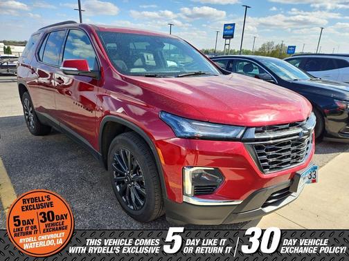 Radiant Red 2023 Chevrolet Traverse RS