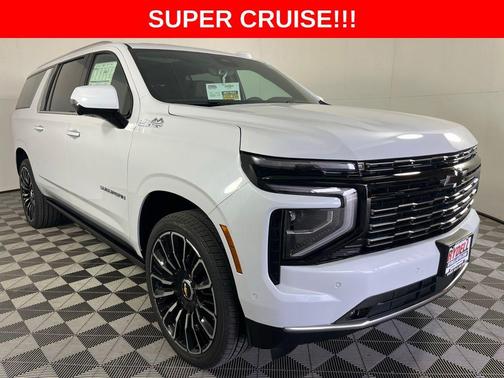 Polar White 2026 Chevrolet Suburban High Country