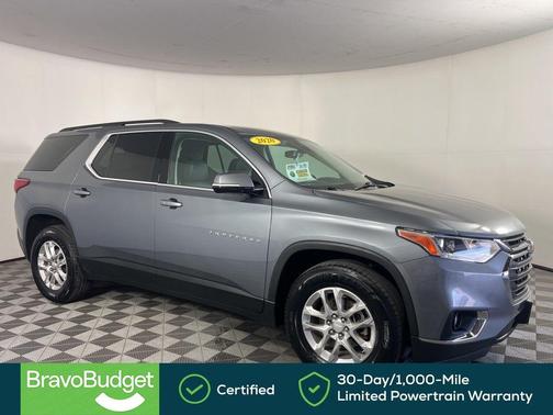 Satin Steel Metallic 2020 Chevrolet Traverse LT Leather