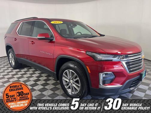 Radiant Red 2023 Chevrolet Traverse LT Cloth