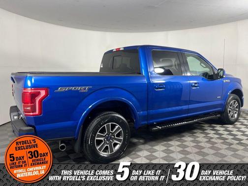Lightning Blue 2017 Ford F-150 Lariat