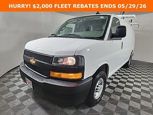 Summit White 2025 Chevrolet Express 3500 Work Van