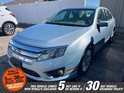 Light Ice Blue Metallic 2010 Ford Fusion Hybrid Base