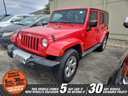 Flame Red Clearcoat 2013 Jeep Wrangler Unlimited Sahara