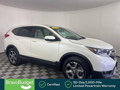 White Diamond Pearl 2018 Honda CR-V EX-L