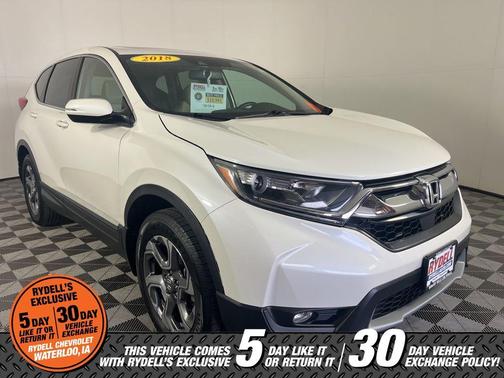 White Diamond Pearl 2018 Honda CR-V EX-L