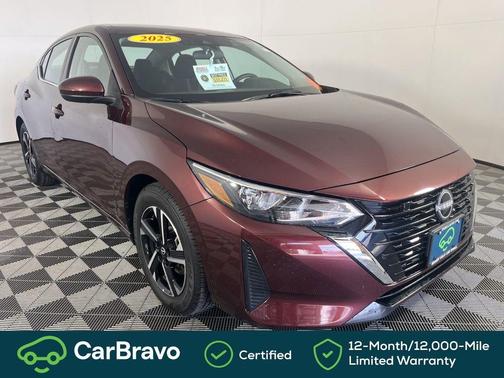 Rosewood Metallic 2025 Nissan Sentra SV