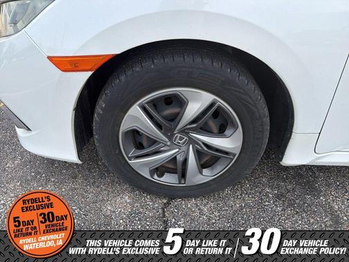 White 2020 Honda Civic LX