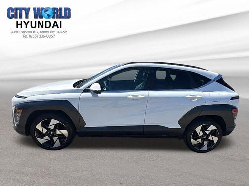 Atlas White 2024 Hyundai KONA Limited