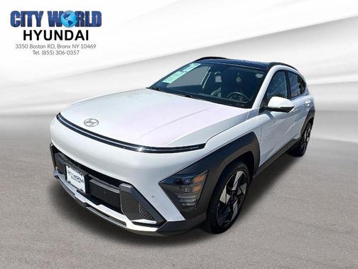 Atlas White 2024 Hyundai KONA Limited