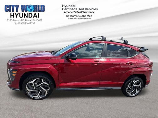 Ultimate Red Metallic 2025 Hyundai KONA N Line S