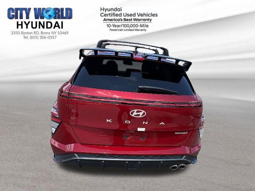 Ultimate Red Metallic 2025 Hyundai KONA N Line S