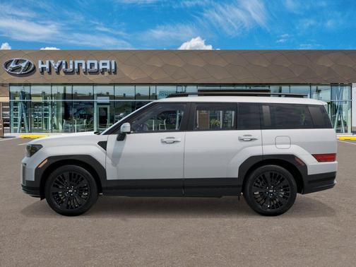 Serenity White 2026 Hyundai SANTA FE HEV Calligraphy