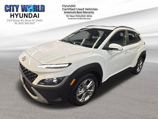 Lunar White 2023 Hyundai KONA SEL