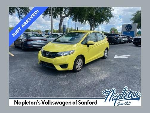Yellow 2015 Honda Fit LX