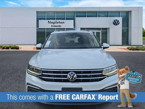White 2022 Volkswagen Tiguan SE