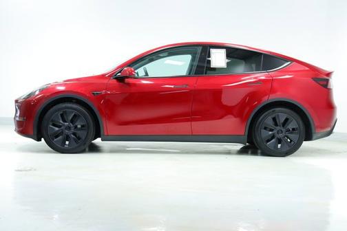 Red 2024 Tesla Model Y Long Range