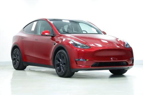 Red 2024 Tesla Model Y Long Range