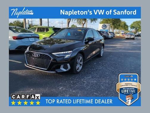 Brilliant Black 2023 Audi A3 Premium