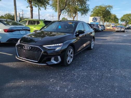 Brilliant Black 2023 Audi A3 Premium