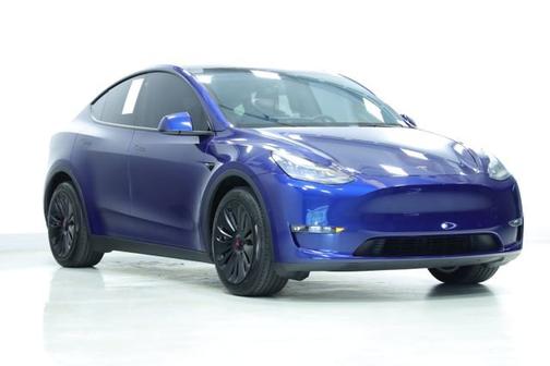 Blue 2021 Tesla Model Y Long Range