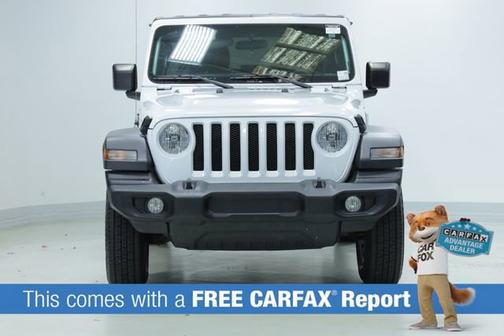 Bright White Clearcoat 2023 Jeep Wrangler Sport S