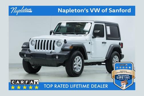 Bright White Clearcoat 2023 Jeep Wrangler Sport S