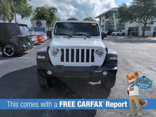 Bright White Clearcoat 2023 Jeep Wrangler Sport S