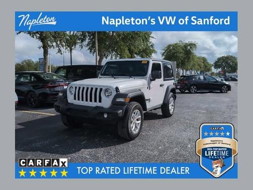 Bright White Clearcoat 2023 Jeep Wrangler Sport S