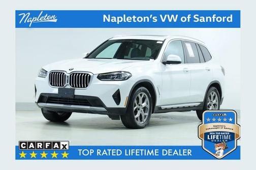 White Metallic 2024 BMW X3 xDrive30i
