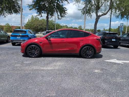 Red Multi-Coat 2023 Tesla Model Y Performance