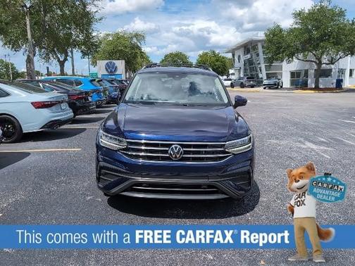 Atlantic Blue Metallic 2022 Volkswagen Tiguan SE