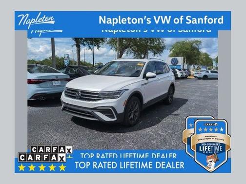 Opal White 2023 Volkswagen Tiguan SE
