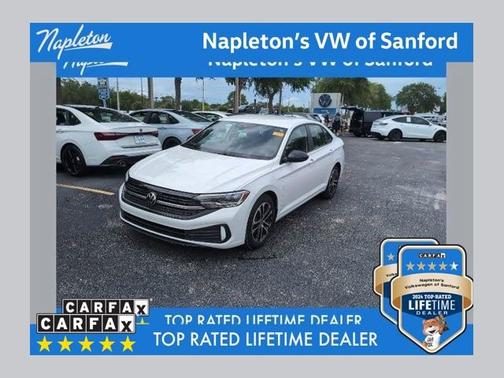 Pure White 2024 Volkswagen Jetta Sport