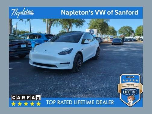 White 2022 Tesla Model Y Performance