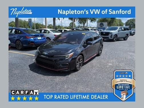Midnight Black Metallic 2023 Toyota Corolla SE