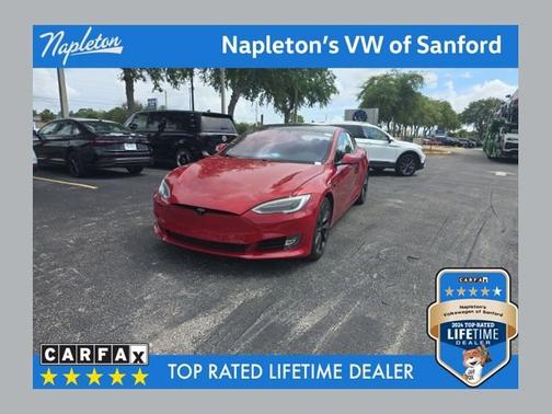 Red Multi-Coat 2018 Tesla Model S 75D