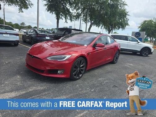 Red Multi-Coat 2018 Tesla Model S 75D